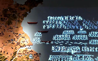 吴中博物馆墙面投影