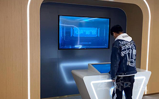 山东济南邮政储蓄展厅 - 心声“邮”你双屏联动