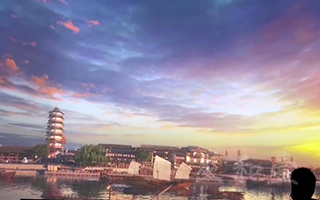 扬州大运河博物馆弧幕投影