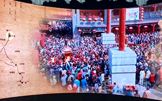 扬州大运河博物馆弧幕投影